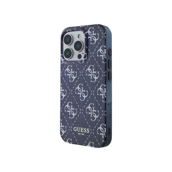 Guess IML Denim Effect MagSafe Apple iPhone 16 Pro GUHMP16LHJ4PWD Dark Blue