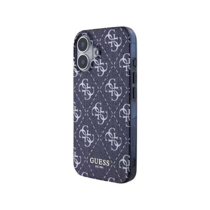 Guess IML Denim Effect MagSafe Apple iPhone 16 GUHMP16SHJ4PWD Dark Blue