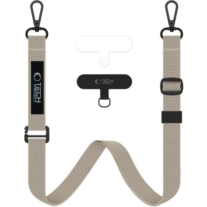 Tech-Protect C6S Rope Crossbody Cosmic Latte