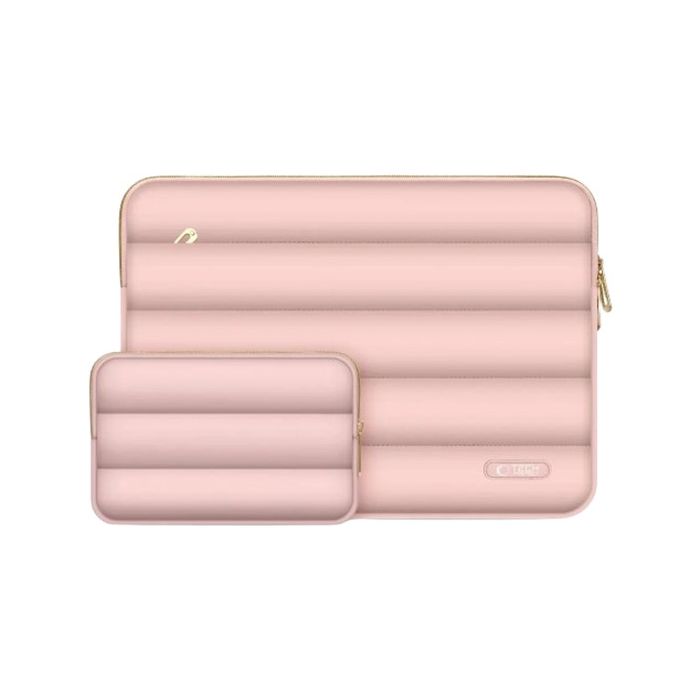 Tech-Protect Puffy Laptop 13-14" case + accessory bag Dusty Rose