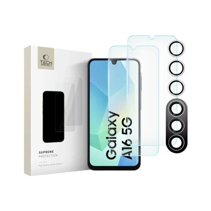 Tech-Protect Supreme Set Samsung Galaxy A16 4G A165/A16 5G A166 Clear