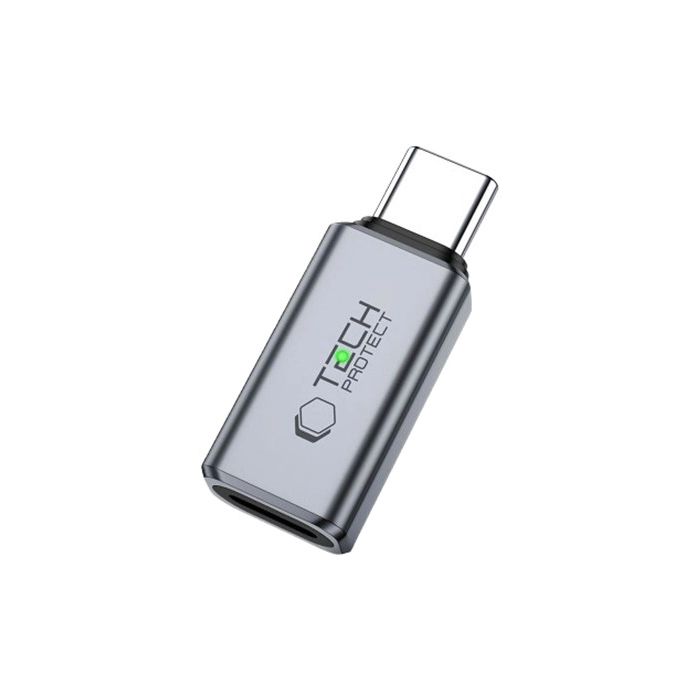 Tech-Protect Ultraboost Audio Adapter USB-C/Lightning Grey