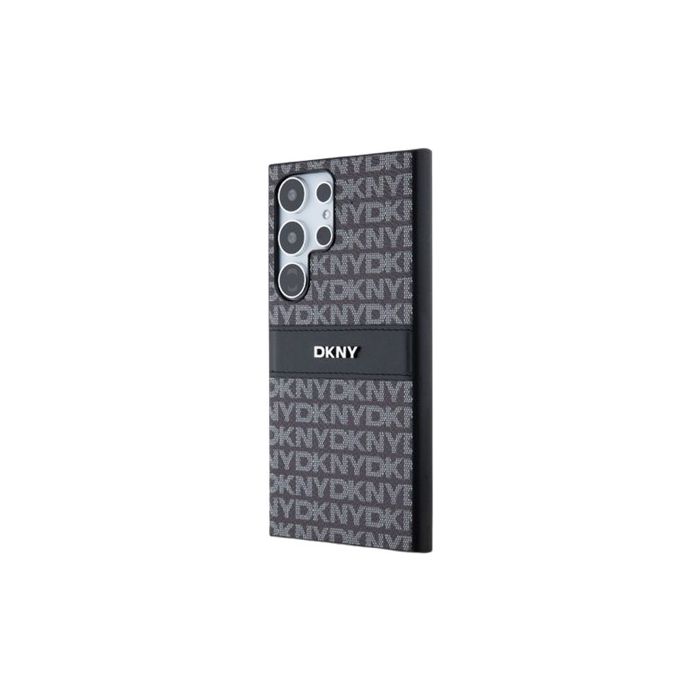 DKNY PC/TPU Repeat Pattern Tonal Stripe Samsung S24 Ultra 5G S928 DKHCS24LPRTHSLK Black