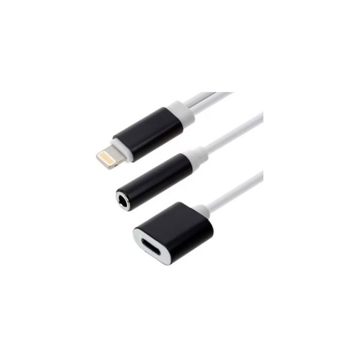 Adapter HF/audio  Plus charging Apple iPhone 7/8/7 Plus/8 Plus - Jack 3,5mm