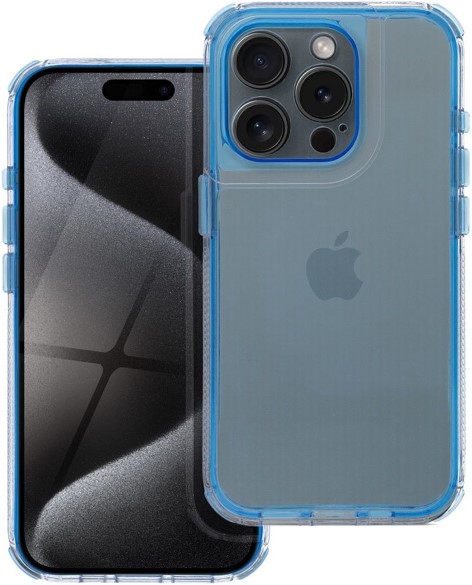 MATRIX CLEAR Case Apple iPhone 16 Pro blue