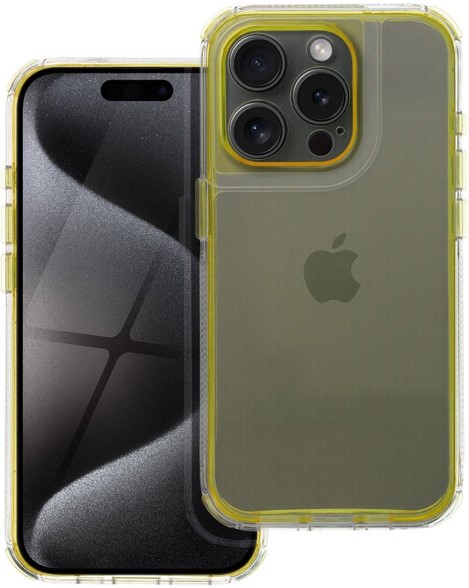 MATRIX CLEAR Case Apple iPhone 16 Pro yellow