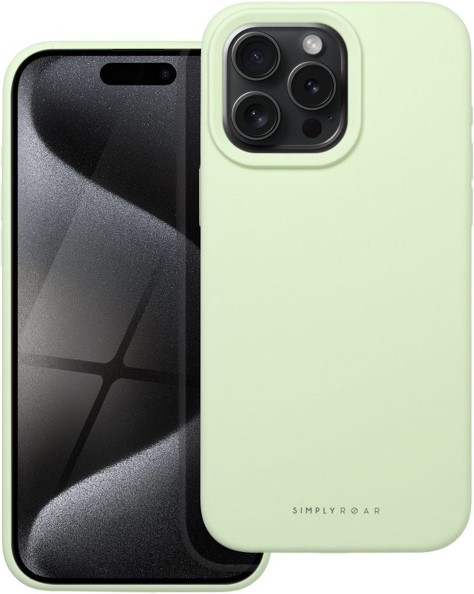 Roar Cloud-Skin Case Apple iPhone 15 Light Green