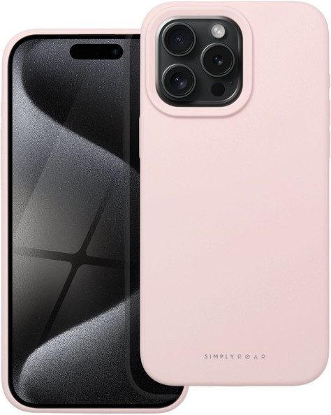 Roar Cloud-Skin Case Apple iPhone 15 Light Pink