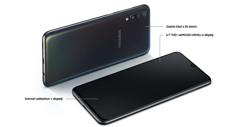 Samsung Galaxy A70 - A705F, Dual SIM, /128 GB, Black - SK distribúcia Samsung Galaxy A70 - A705F, Dual SIM, /128 GB, Black - SK distribúcia